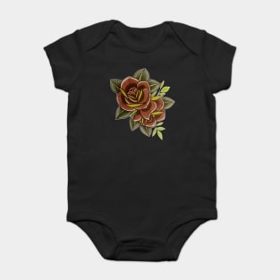 Traditional Roses Baby Bodysuit